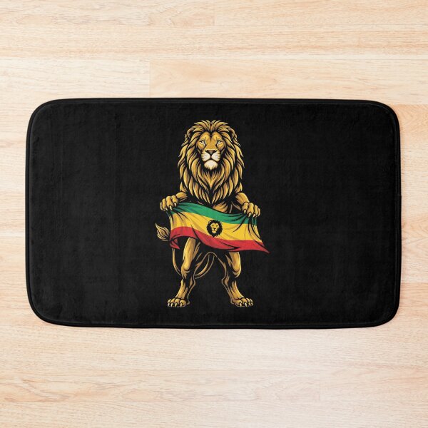 Item preview, Lion of Judah Reggae King - Golden Zion Warrior Art designed and sold by AV.
