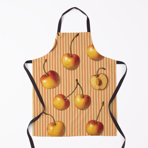 Item preview, Retro-Modern Cherry Stripes designed and sold by reka-designs.