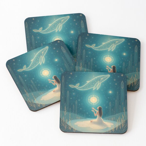 Item preview, The ocean goddess summoning the sacred whale designed and sold by 	aluzia.design.