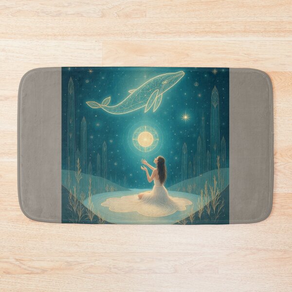 Item preview, The ocean goddess summoning the sacred whale designed and sold by 	aluzia.design.