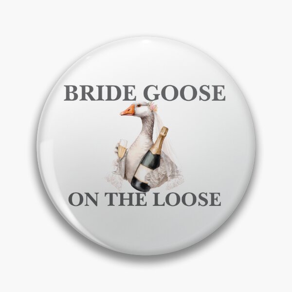 Item preview, Bride Goose On The Loose designed and sold by ColorFlowArt.