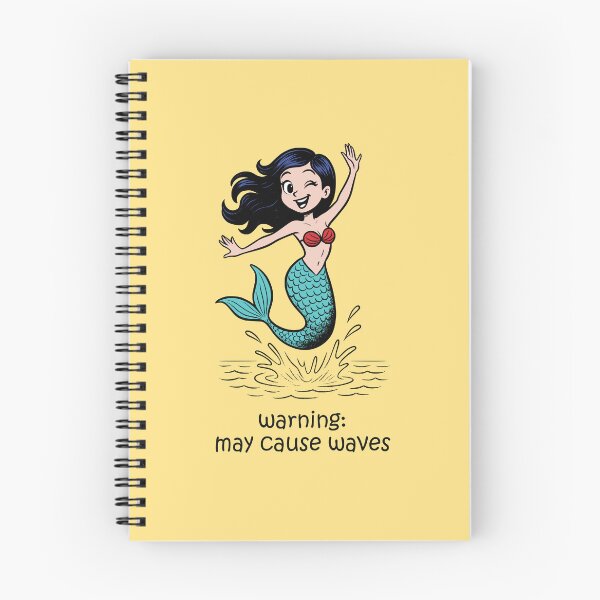 Item preview, Playful Mermaid Splash – Warning May Cause Waves T-Shirt designed and sold by Ovitees.
