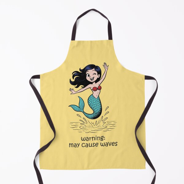 Item preview, Playful Mermaid Splash – Warning May Cause Waves T-Shirt designed and sold by Ovitees.