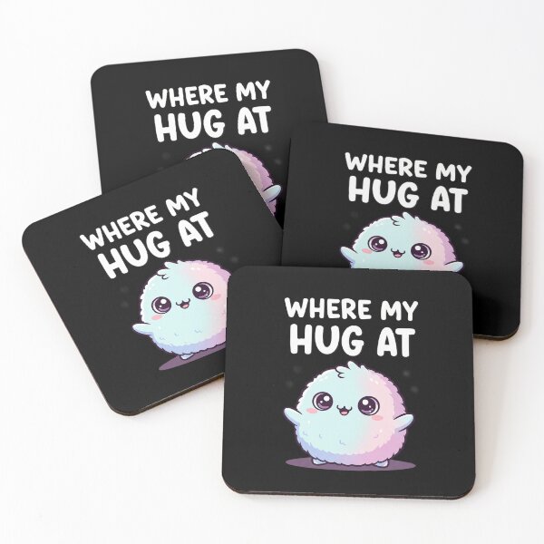 Item preview, Fluffy Monster "Where My Hug at" Cute Art designed and sold by DMNindustries.