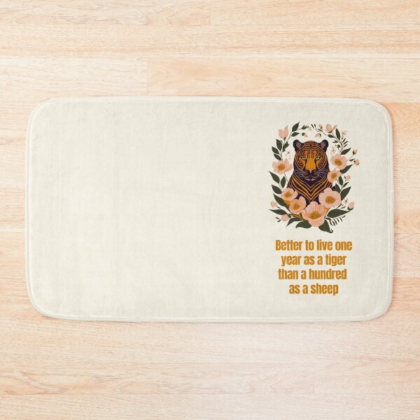 Item preview, Better to live one year as a tiger than a hundred as a sheep designed and sold by La Loca.