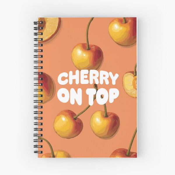 Item preview, Cherry On Top Retro-Modern Orange designed and sold by reka-designs.