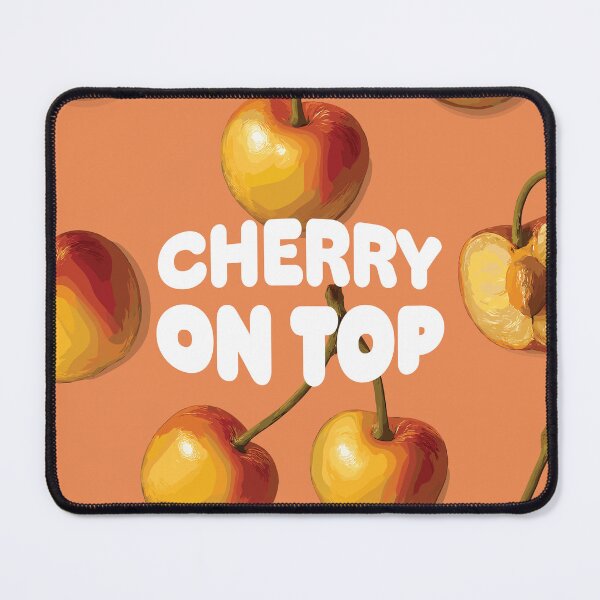 Item preview, Cherry On Top Retro-Modern Orange designed and sold by reka-designs.