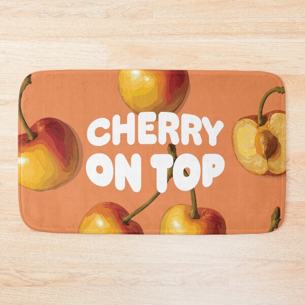 Item preview, Cherry On Top Retro-Modern Orange designed and sold by reka-designs.
