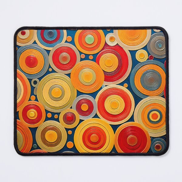 Item preview, Abstract Circles Style designed and sold by ArtFactoryAI.