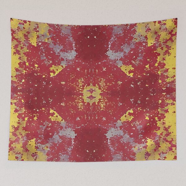 Item preview, Red, Grey, and Yellow Tye Dye Pattern, designed and sold by Mark Cannon.