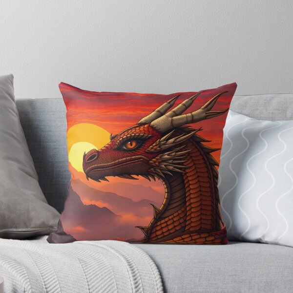 Item preview, Dragon at Sunset designed and sold by ChanceTwoArt.