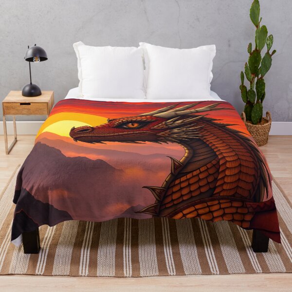 Item preview, Dragon at Sunset designed and sold by ChanceTwoArt.