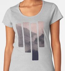 Camiseta premium para mujer HIDDEN HILLS (malva) / Bregenz Forest, Austria