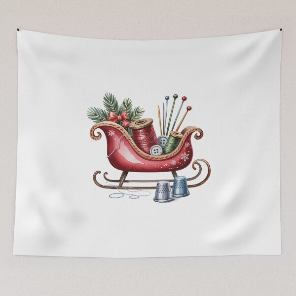 Item preview, Thristms Sewing Sleigh designed and sold by jkrphoto.