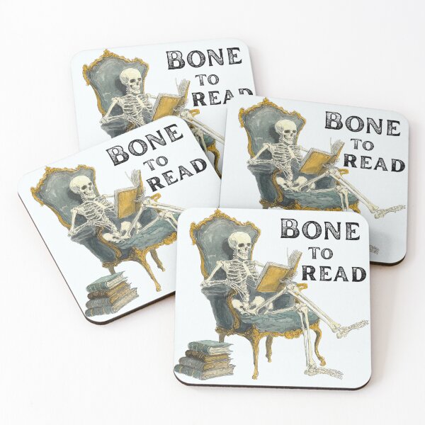 Item preview, Bone To Read – Gothic Skeleton Reading Chair Home Décor & Apparel designed and sold by Compass and a Camera.