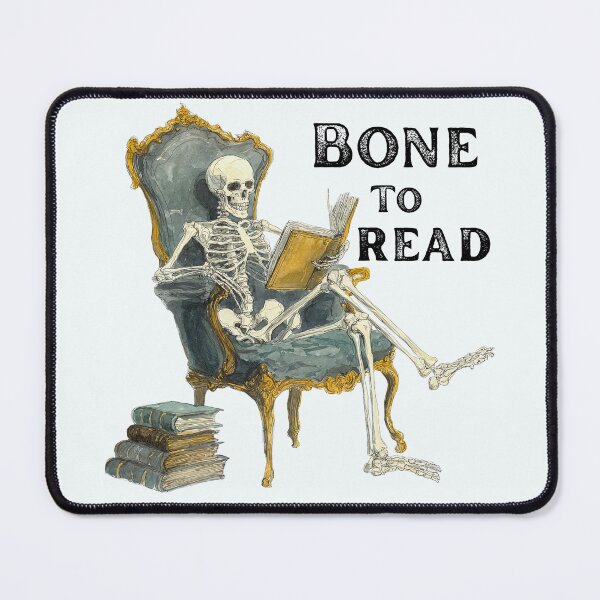 Item preview, Bone To Read – Gothic Skeleton Reading Chair Home Décor & Apparel designed and sold by Compass and a Camera.