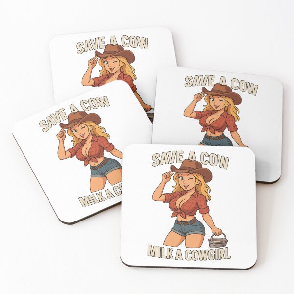 Item preview, Save a Cow, Milk a Cowgirl designed and sold by mcb123.