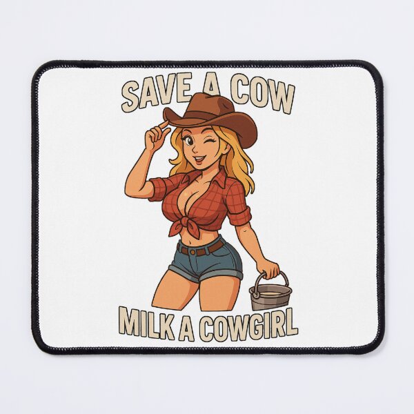 Item preview, Save a Cow, Milk a Cowgirl designed and sold by mcb123.