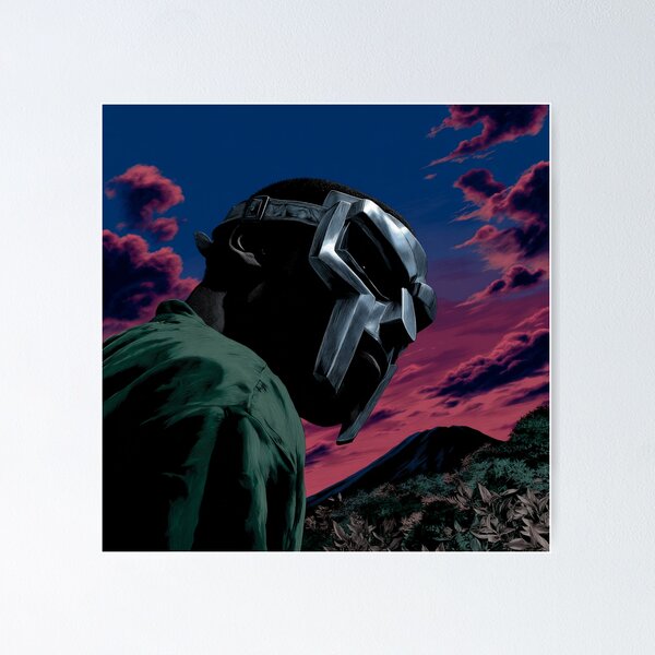 Aperçu de l'œuvre DOOM Tropical Twilight - MF DOOM créée et vendue par Shakas_Prints.