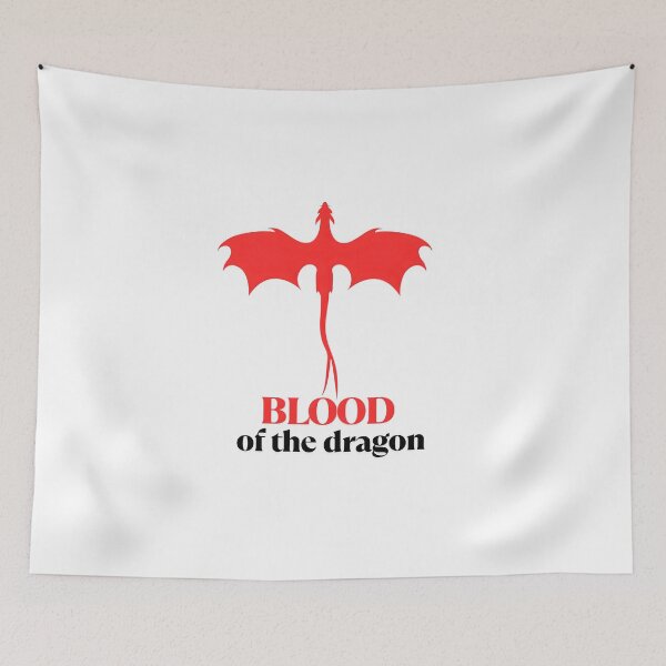 Item preview, BLOOD OF THE DRAGON |Targaryen Dragons Art | Game of Thrones & HotD Fan Art | Fire and blood |Redbubble designed and sold by PritiBhatprints.