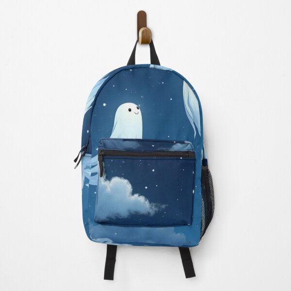 Item preview, Cute Ghosts Floating in the Night Sky designed and sold by rustyroofco.