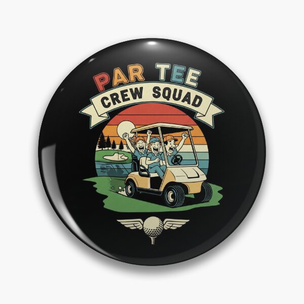 Item preview, "Par Tee Crew Squad" Golf Cart Design designed and sold by DMNindustries.