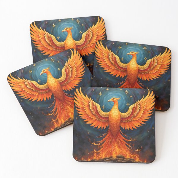 Item preview, Majestic Phoenix Rising From Flames designed and sold by ChanceTwoArt.