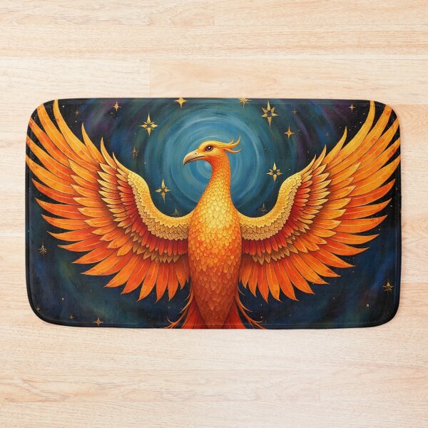 Item preview, Majestic Phoenix Rising From Flames designed and sold by ChanceTwoArt.
