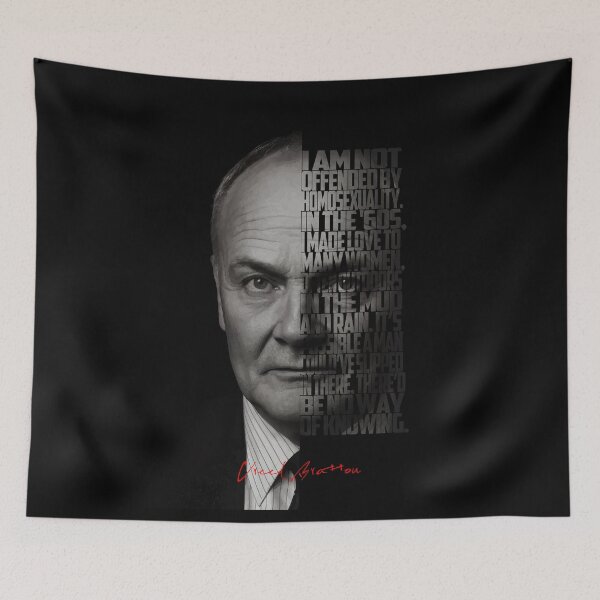Item preview, Creed Bratton Quote – The Office Black and White Portrait designed and sold by Enea Kelo.