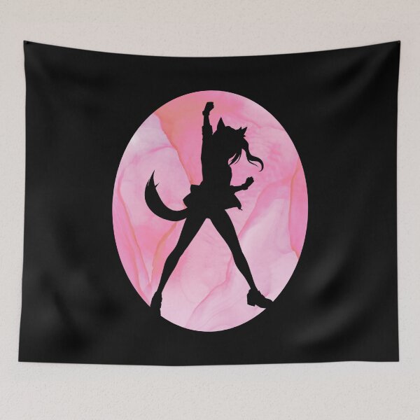 Item preview, Uma Musume - Haru Urara Silhouette designed and sold by GingerCatGifts.