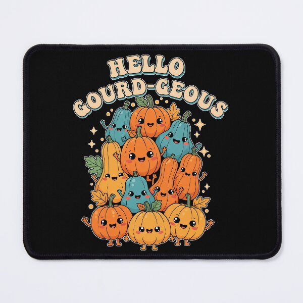 Item preview, "Hello Gourd-geous" Fall Design - Cute Autumn Gourds #1 designed and sold by Arts My Passion.