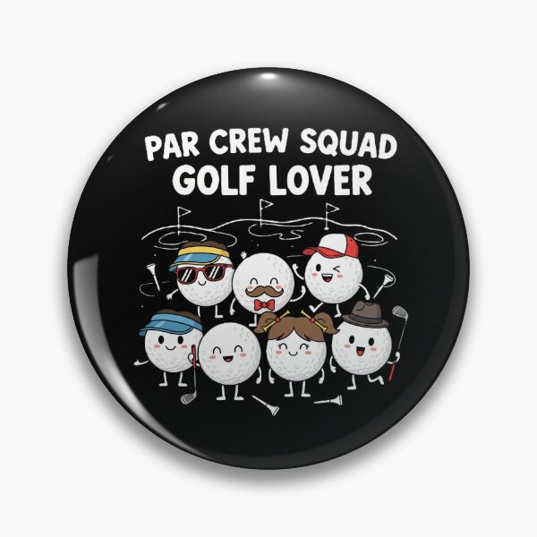Item preview,  "Par Crew Squad" Cute Golf Balls Design designed and sold by DMNindustries.