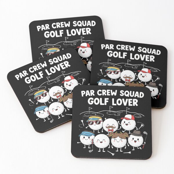 Item preview,  "Par Crew Squad" Cute Golf Balls Design designed and sold by DMNindustries.