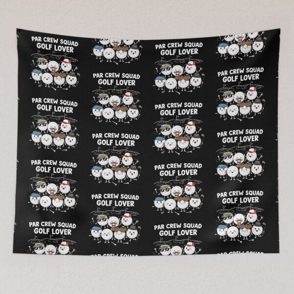 Item preview, "Par Crew Squad" Cute Golf Balls Design designed and sold by DMNindustries.