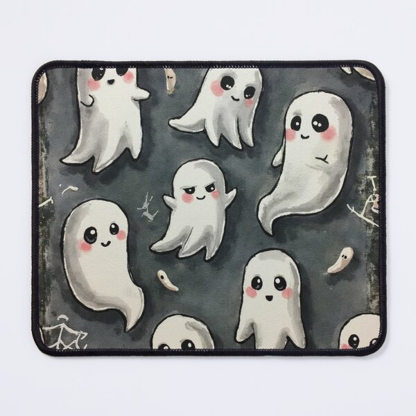 Item preview, Spooky Cute Ghost Pattern designed and sold by rustyroofco.
