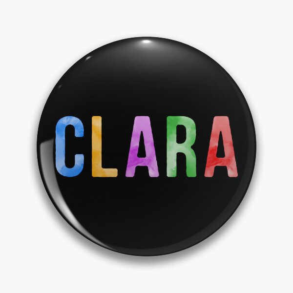 Item preview, Clara Name Bright Colors designed and sold by Jeallan Designs.