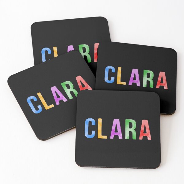 Item preview, Clara Name Bright Colors designed and sold by Jeallan Designs.
