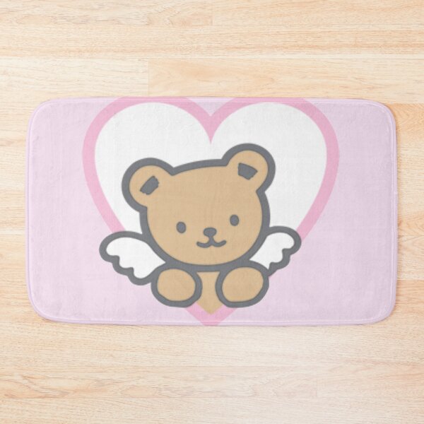 Item preview, Angel Bear in Heart – Soft Kawaii Love Aesthetic designed and sold by Heavenly-Cloudz.