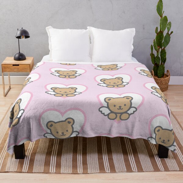 Item preview, Angel Bear in Heart – Soft Kawaii Love Aesthetic designed and sold by Heavenly-Cloudz.
