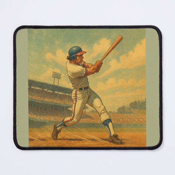Item preview, Retro Baseball Player – Vintage Sports Poster Design designed and sold by PrometheusStyle.