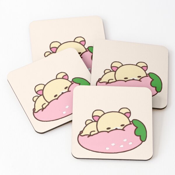 Item preview, Strawberry Nap Bear – Cozy Kawaii Sleepytime Vibes designed and sold by Heavenly-Cloudz.