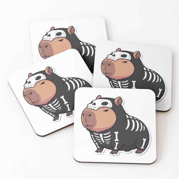 Item preview, Cute Skeleton Capybara Halloween Costume designed and sold by FreshPrintCo.