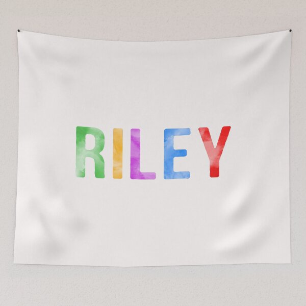 Item preview, Riley Name Bright Colors designed and sold by Jeallan Designs.