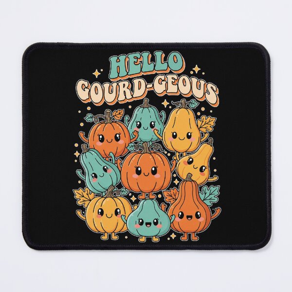 Item preview, "Hello Gourd-geous" Fall Design - Cute Autumn Gourds #2 designed and sold by Arts My Passion.