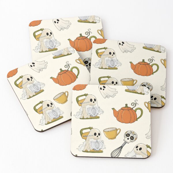 Item preview, Spooky Vintage Kitchen Seamless Pattern designed and sold by StickyGuys.