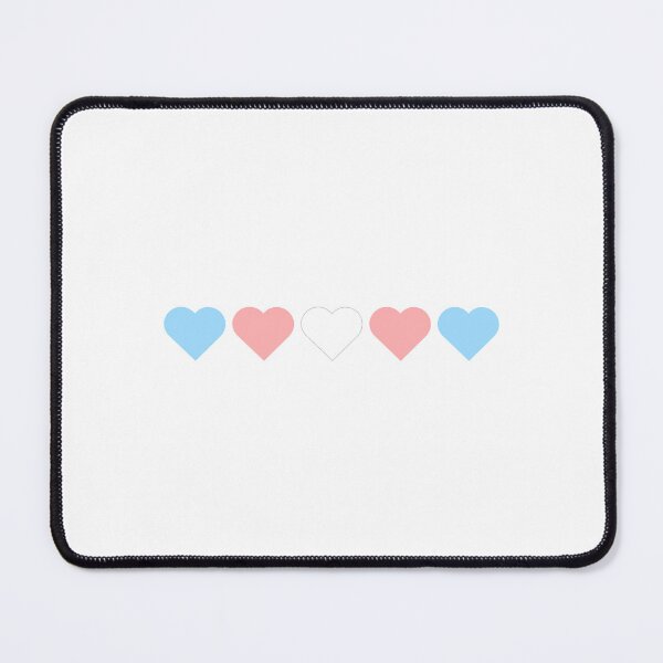 Item preview, Trans Pride Flag Hearts Subtle Queer LGBTQ Gay designed and sold by impossiblesoul.