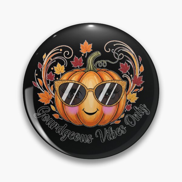 Item preview, "Gourdgeous Vibes Only" Fall Design - Cute Autumn Pumpkin #1 designed and sold by Arts My Passion.