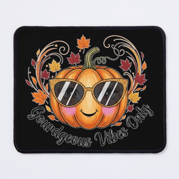 Item preview, "Gourdgeous Vibes Only" Fall Design - Cute Autumn Pumpkin #1 designed and sold by Arts My Passion.