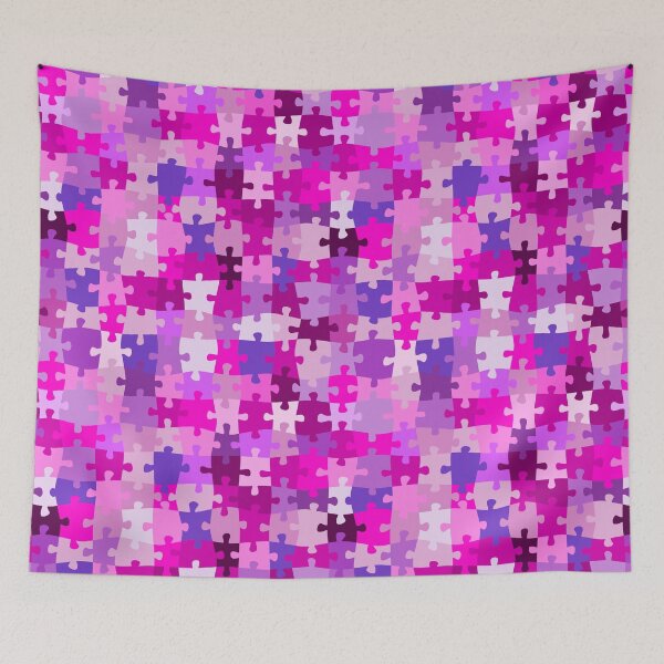 Item preview, Colorful assembled  jigsaw puzzle designed and sold by ReflectedCrafts.