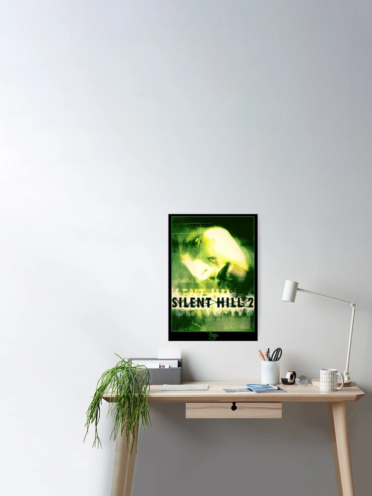 Silent Hill 2 - Ps2 Original Box Art (Green Cover) (Neon) Poster